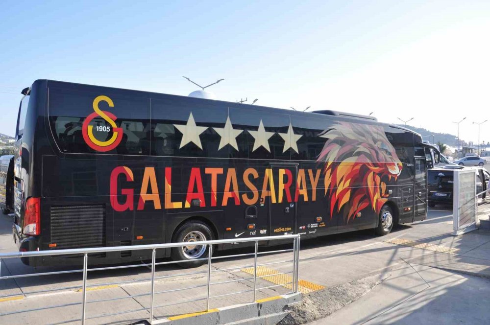 Galatasaray kafilesi Alanyaspor maçı için Gazipaşa’da