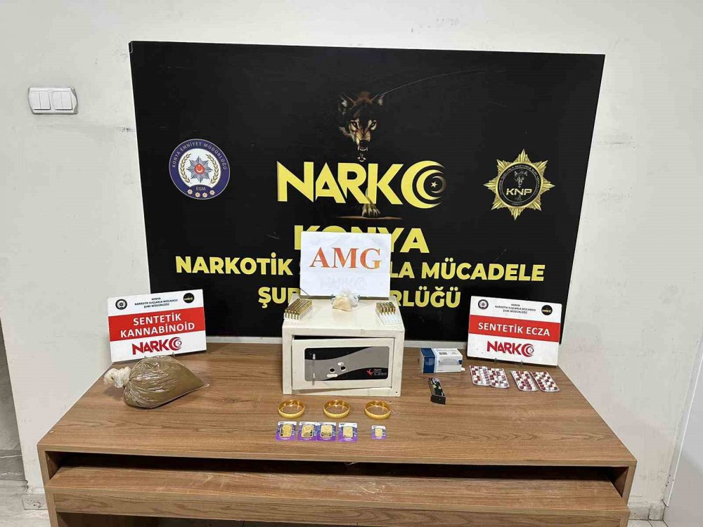 Konya'da zehir taciri uyuşturucuyu bakın nereye gizlemiş