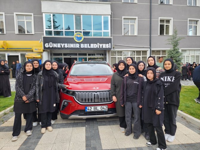Yerli otomobili Togg, Konya'da yoğun ilgi görüyor! Bu kez o ilçedeydi