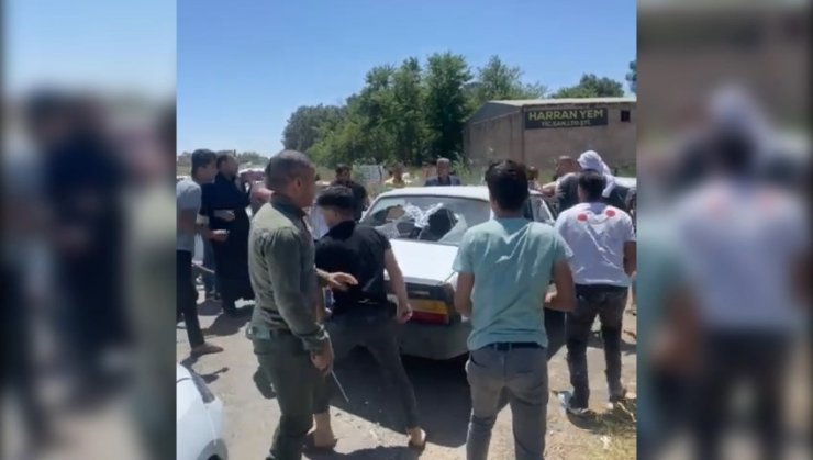 Şanlıurfa'da seçim kavgası kamerada