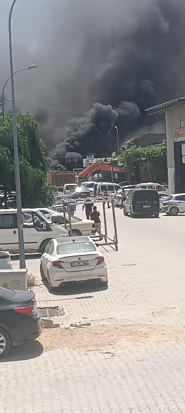 Park halindeyken alev alev yandı