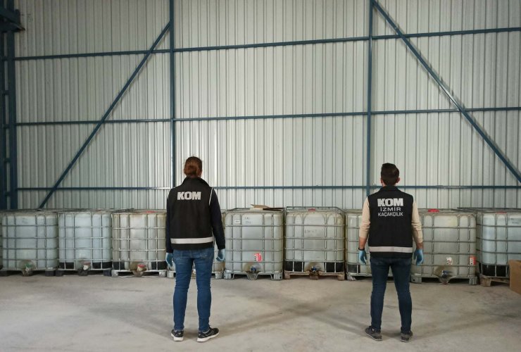 30 ton sahte etil alkol ele geçirildi