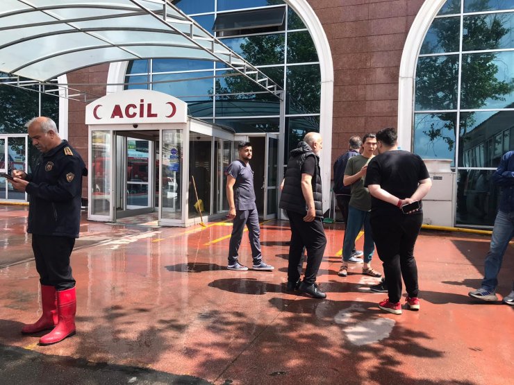 Özel hastanede yangın