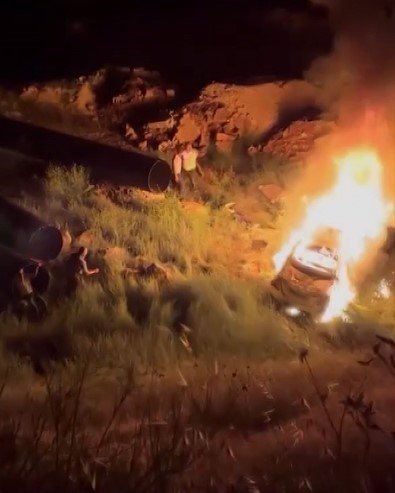 Feci kaza: 1 kişi yanarak öldü