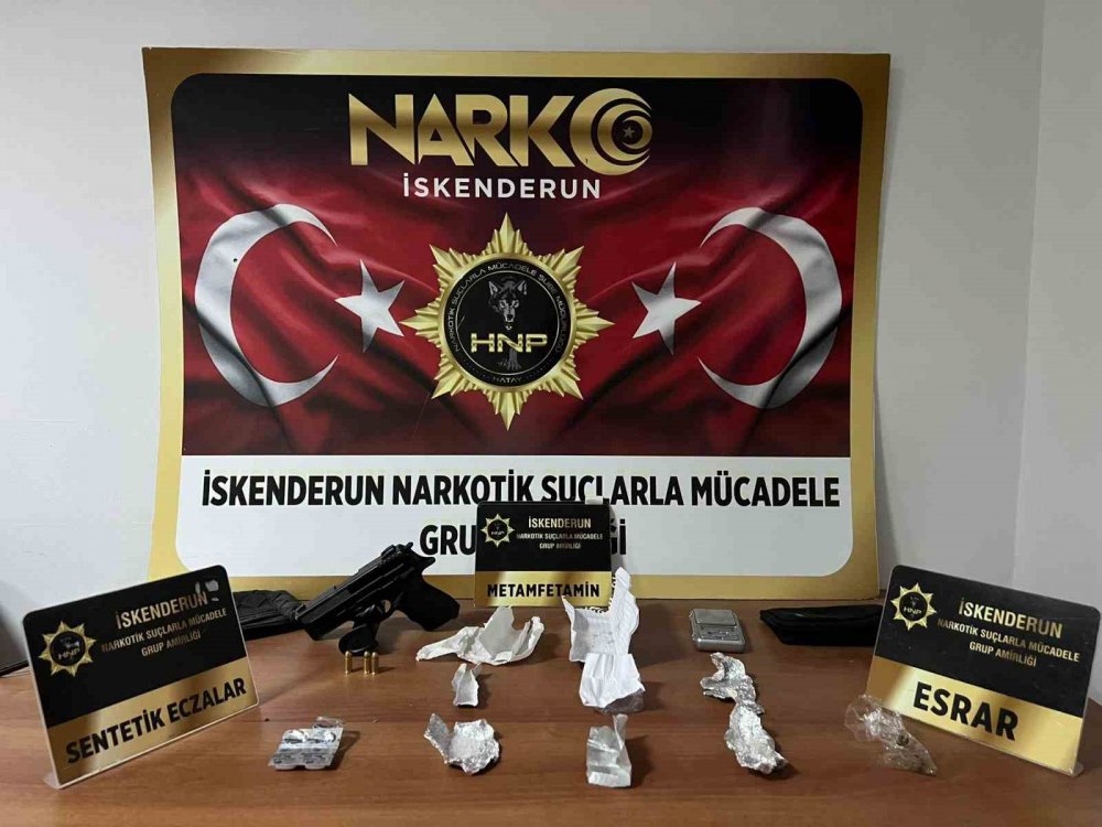 Hatay’da uyuşturucu ile mücadele 5 şüpheli yakalandı
