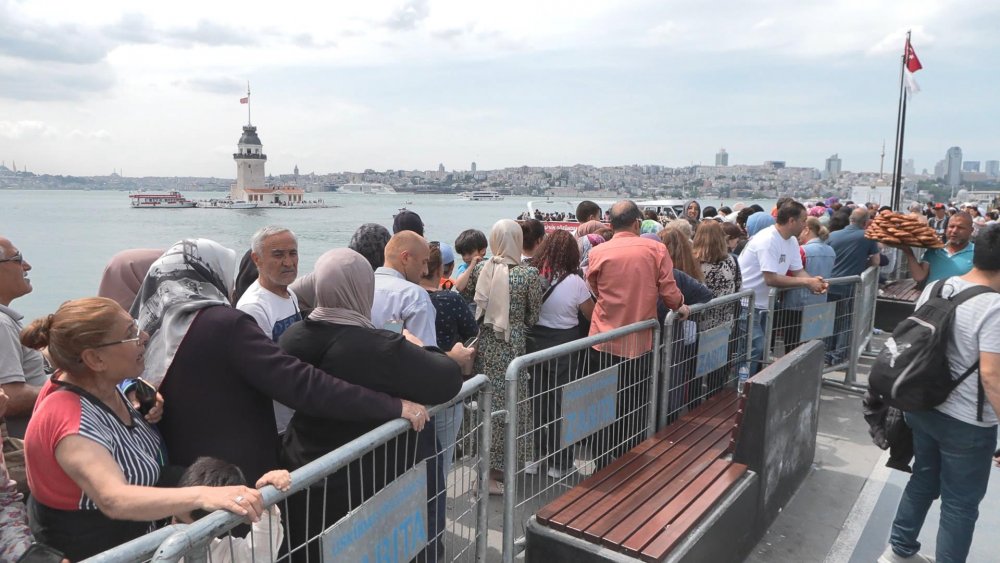 Kız Kulesi'nde son gün yoğunluğu
