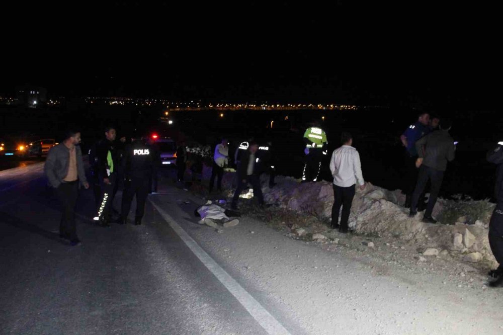 Şarampole uçan motosiklet sürücüsü hayatını kaybetti