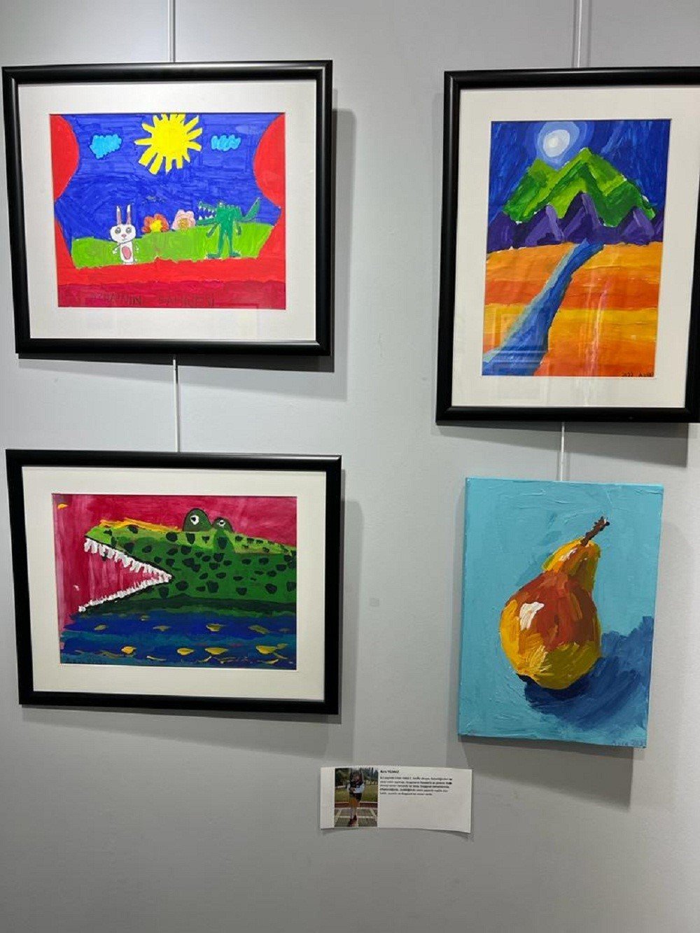 Adana’da minik öğrencilerden karma sergi