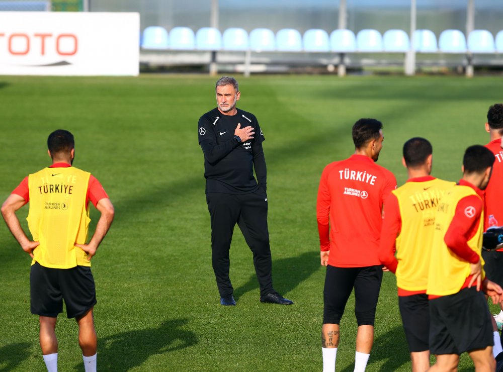 A Milli Futbol Takımı taktik çalıştı