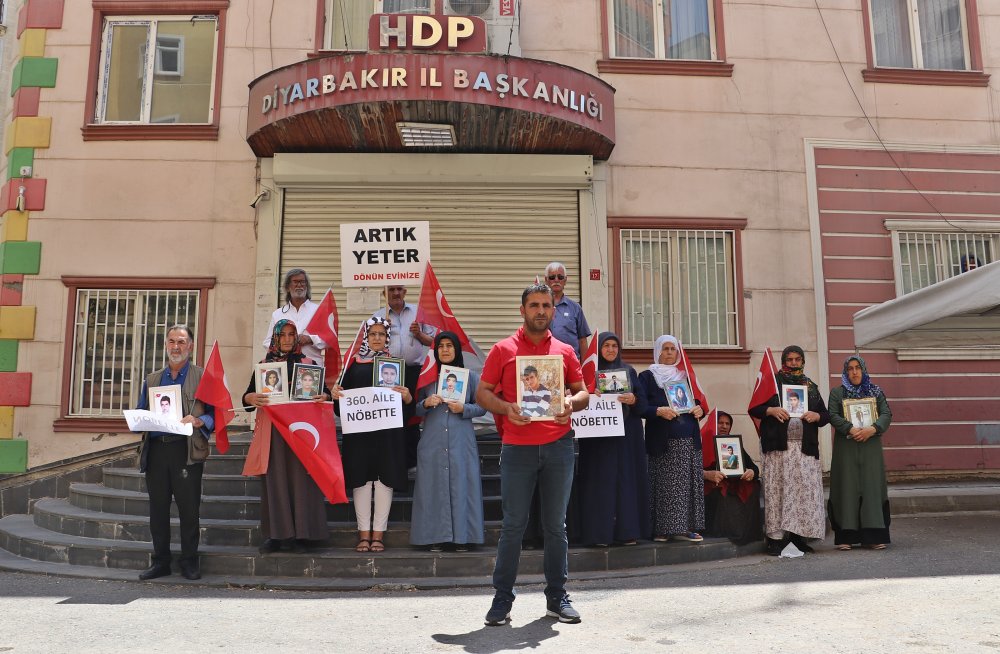 Diyarbakır’da evlat nöbetindeki aile sayısı 360 oldu