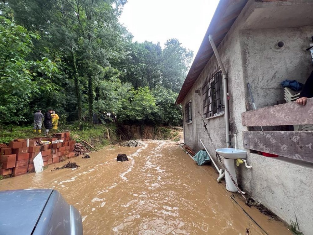 Düzce'de 21 köyde dereler taştı