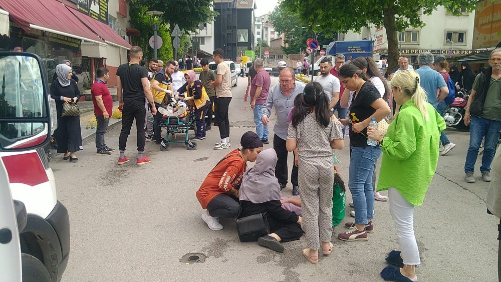 Motosiklet çocuğa çarptı