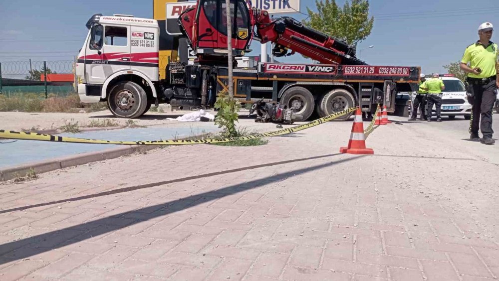 Konya merkezde bayram öncesi acı haber! 15 yaşındaki motosiklet sürücüsü hayatını kaybetti