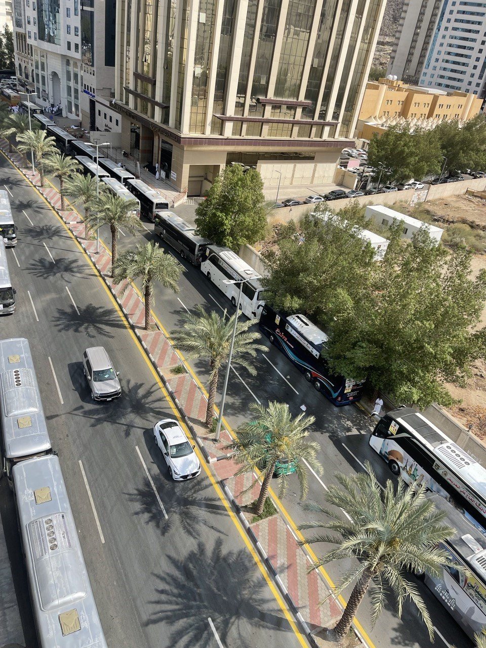 Hacı adayları Arafat yolunda