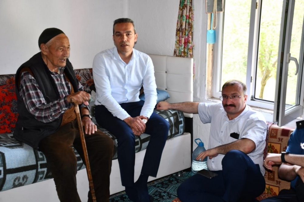 Şehit aileleri ve gaziler ziyaret edildi