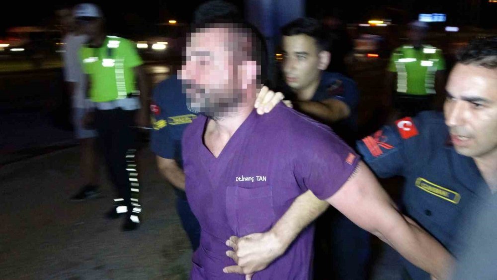 Alkollü sürücüye meydan dayağı