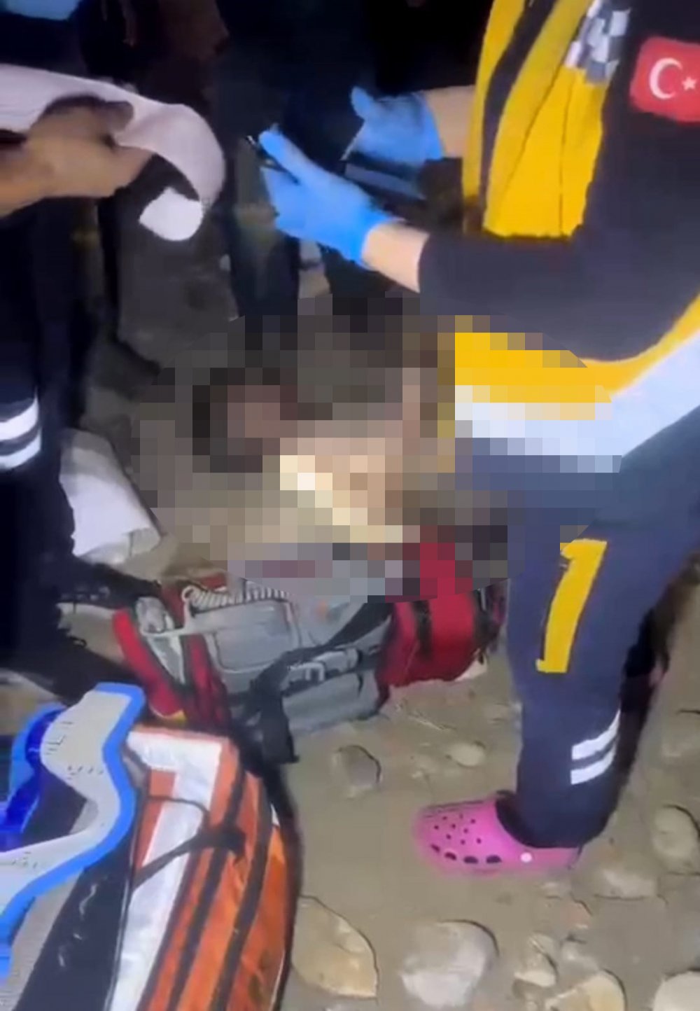 70 kilometre mesafede sağ bulundu