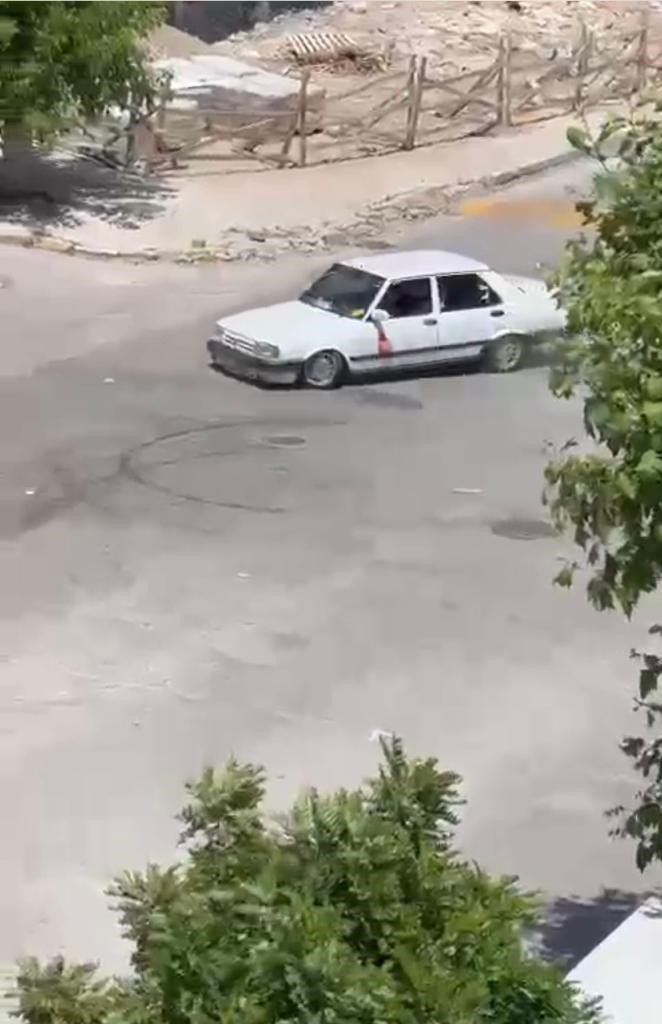 Otomobiliyle drift attı, pahalıya mal oldu