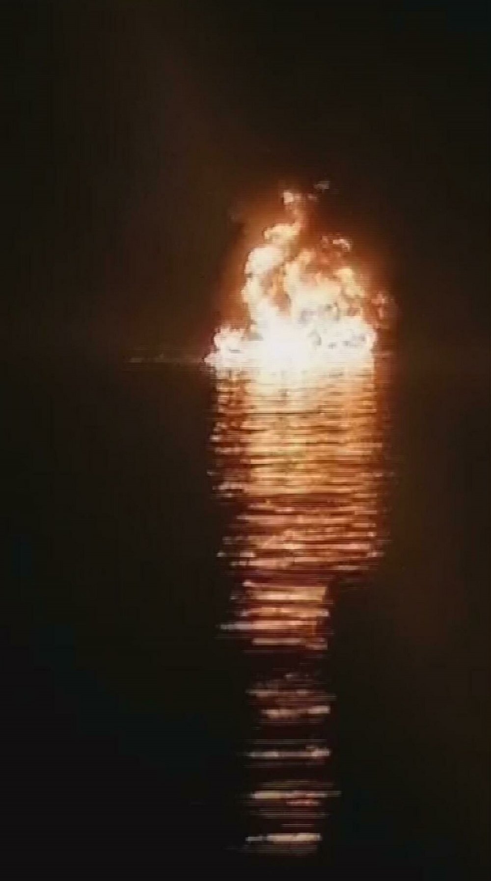 Patlama sonrası yangın: 2 yaralı