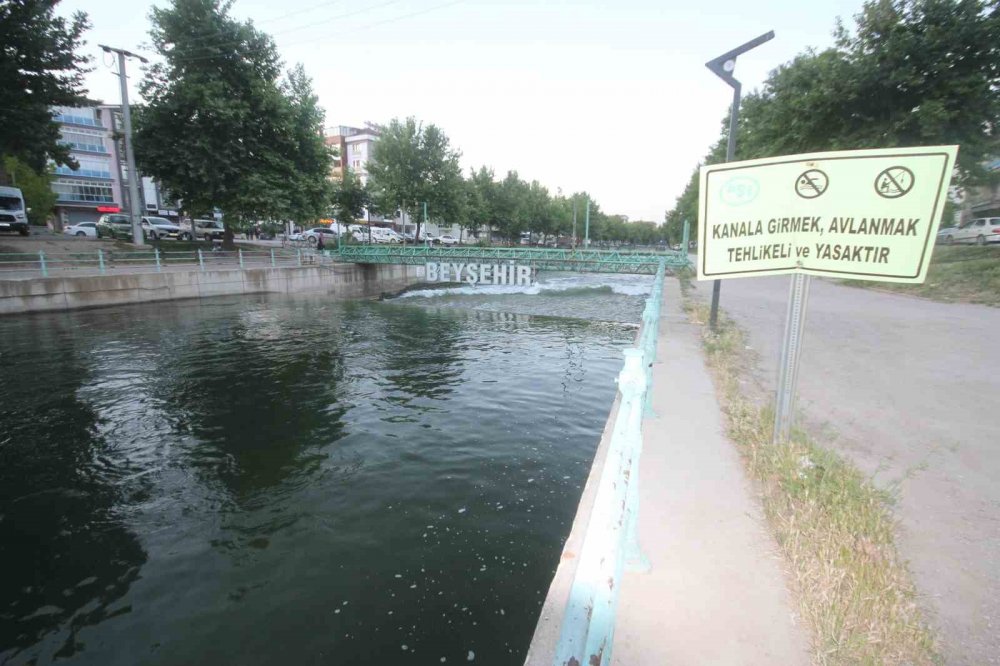 Beyşehir Gölü’nden Konya Ovasına su verilmeye başlandı