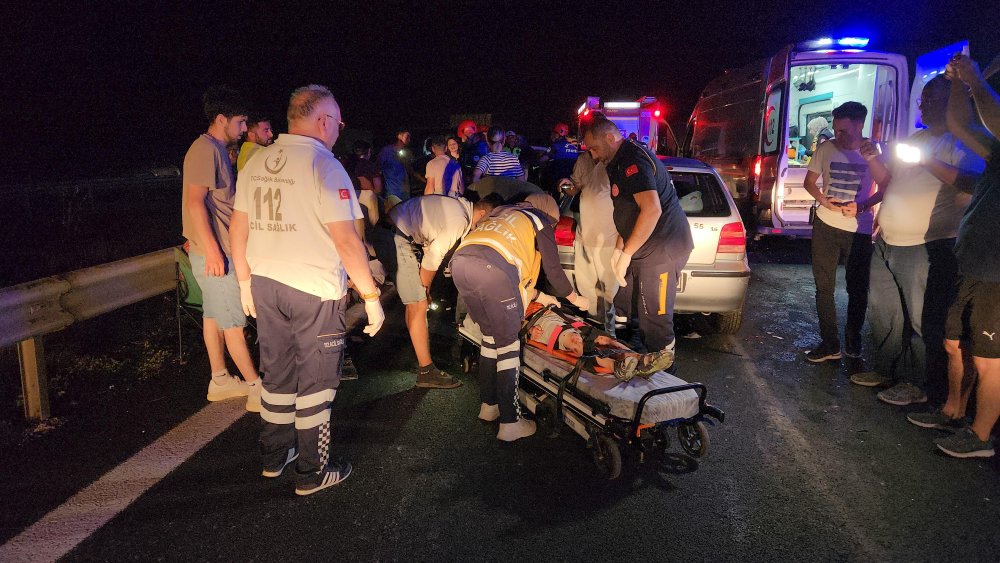 Anadolu Otoyolu'nda zincirleme kaza: 14 yaralı