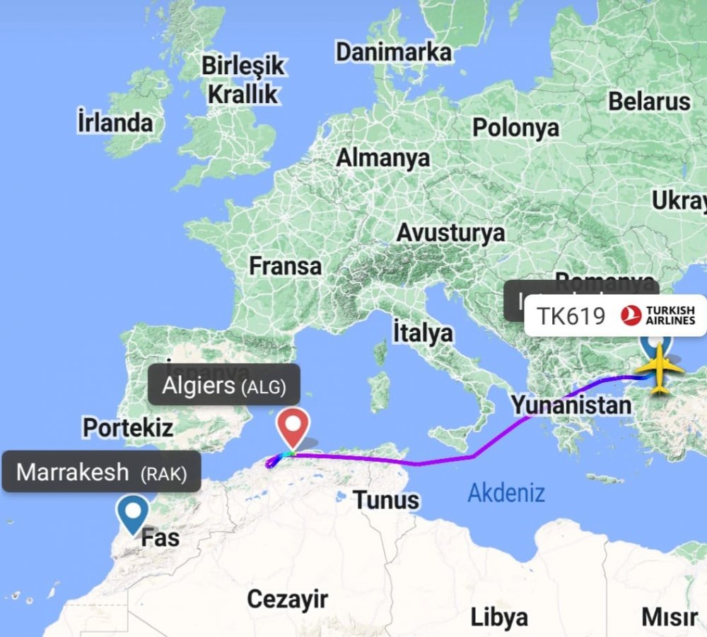 THY'nin Marakeş seferini yapan uçağında bir yolcu intihar etti