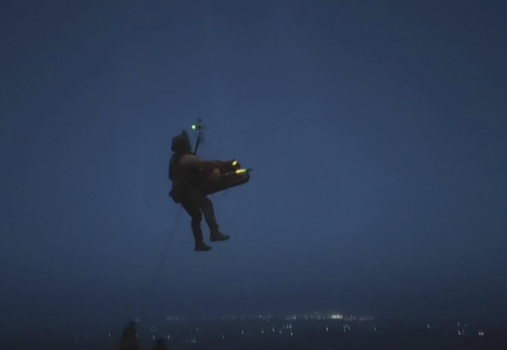 Konya'da dağda mahsur kalan kişi helikopterle kurtarıldı