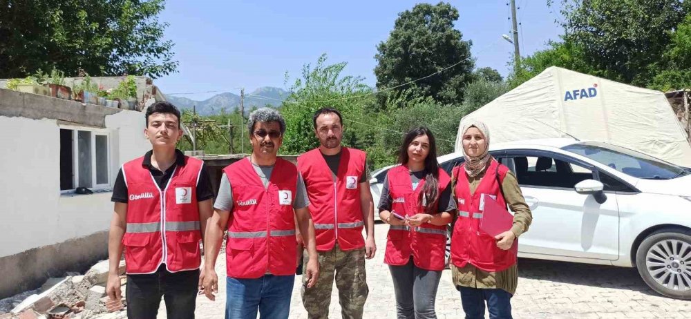 5.5’lik deprem sonrası konteynerler kuruldu