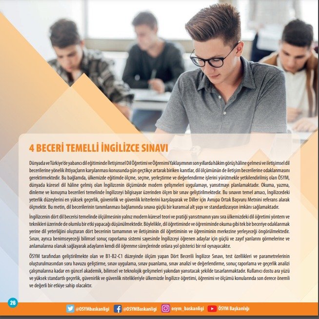 ÖSYM'den yeni sınav hazırlığı