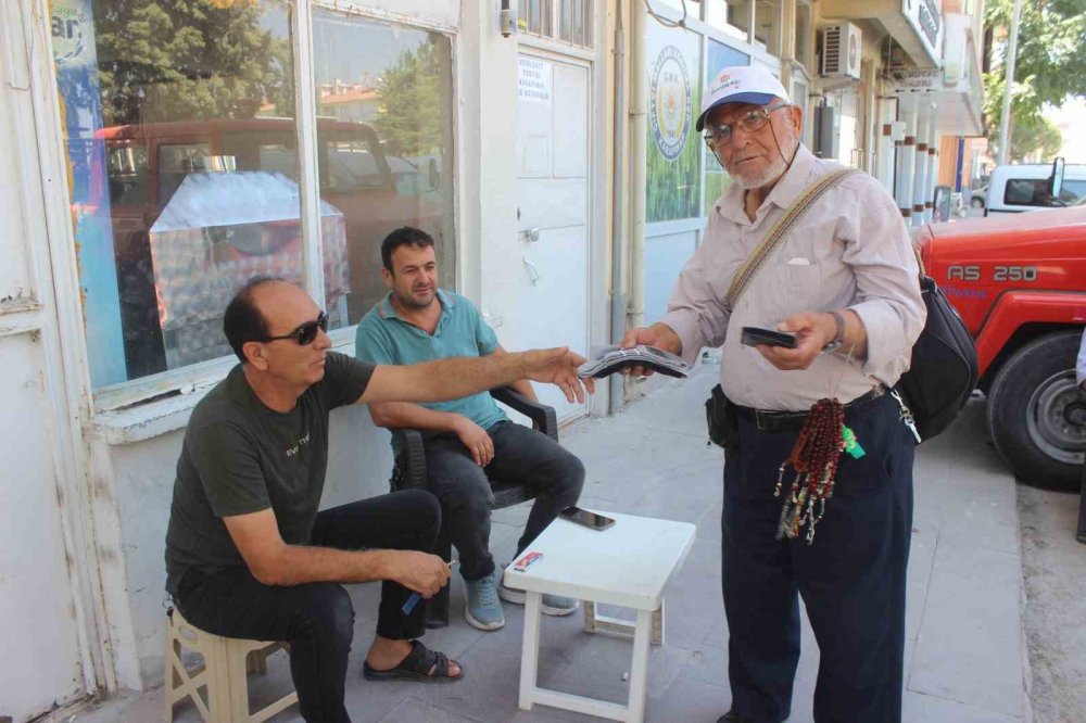 Konya'nın İbrahim Dede'si azmiyle herkese örnek oldu