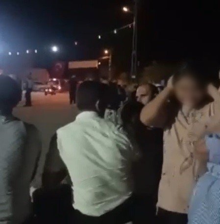 Konya'da düğündeki magandalar kameraya yansıdı