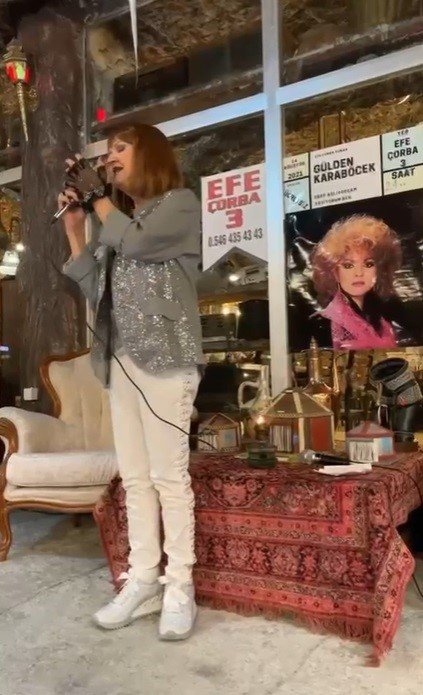 Konya'da Sanatçı Gülden Karaböcek’in şarkı söylediği çorbacıdan açıklama