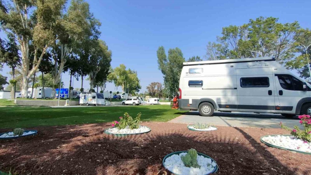 Karavan parkta 5 yıldızlı hizmet