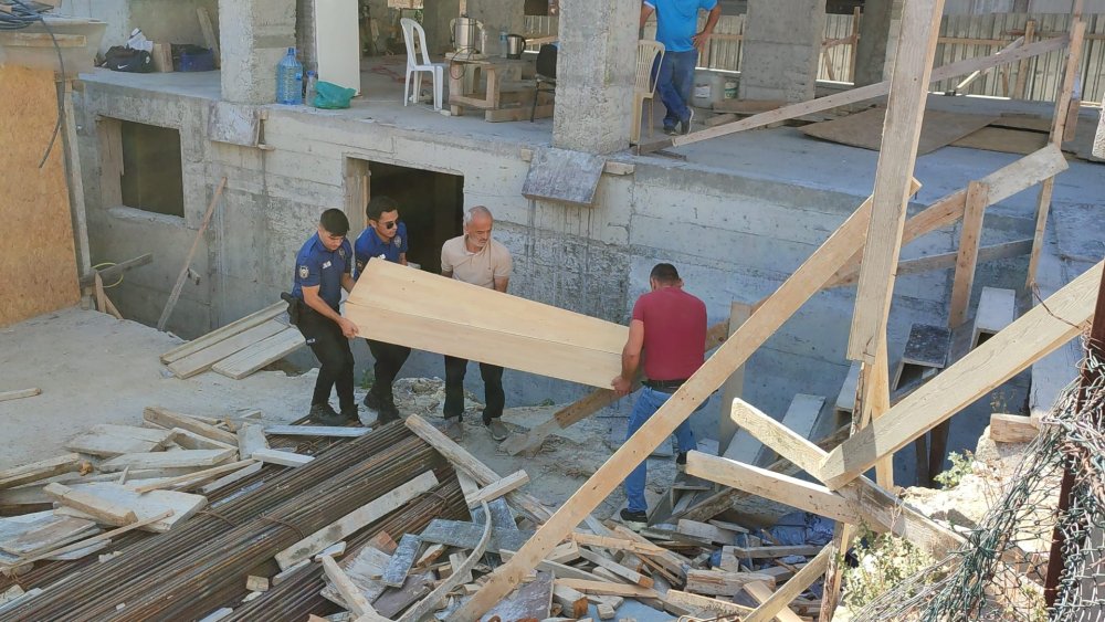 İnşaat boşluğunda feci ölüm