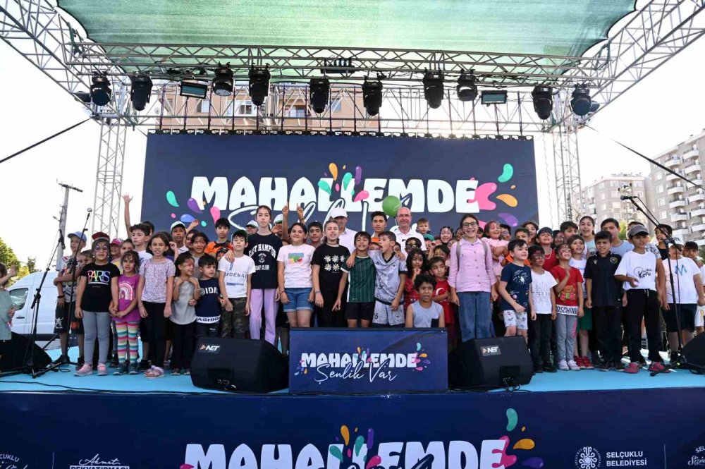 Konya'daki çocuklar eğlenmeye devam ediyor, tüm mahallelerde yapılacak!