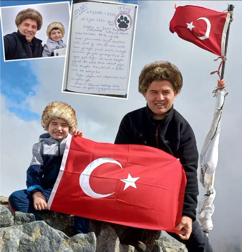 10 yaşındaki dağcı, profesör babasıyla birlikte 2'nci kez Kaçkar'a tırmandı