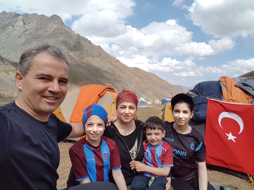 10 yaşındaki dağcı, profesör babasıyla birlikte 2'nci kez Kaçkar'a tırmandı
