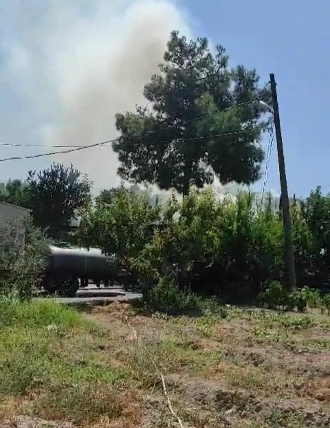 Cami lojmanında çıkan yangında imamın annesi öldü