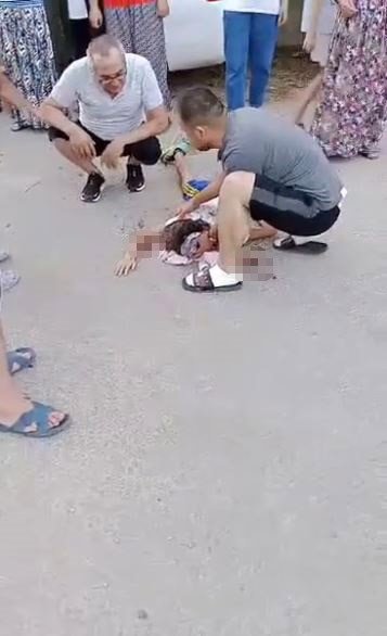 Çocuğun kullandığı motosiklet çocuğa çarptı