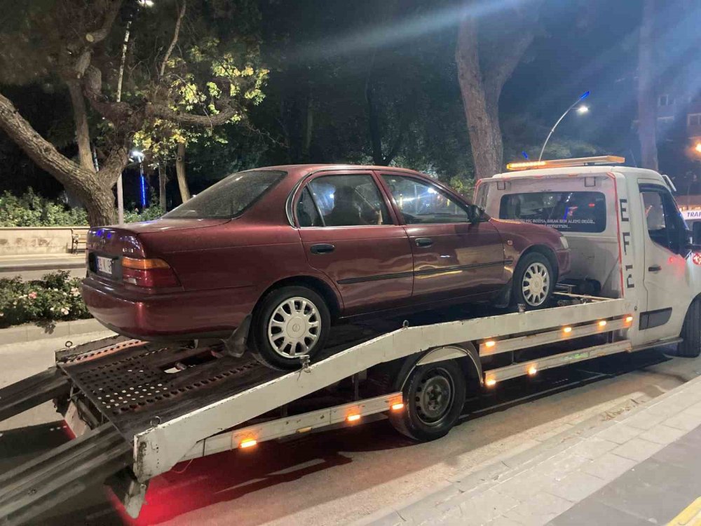 Drift yaparken yakalandı, 20 bin 352 TL para cezası yedi