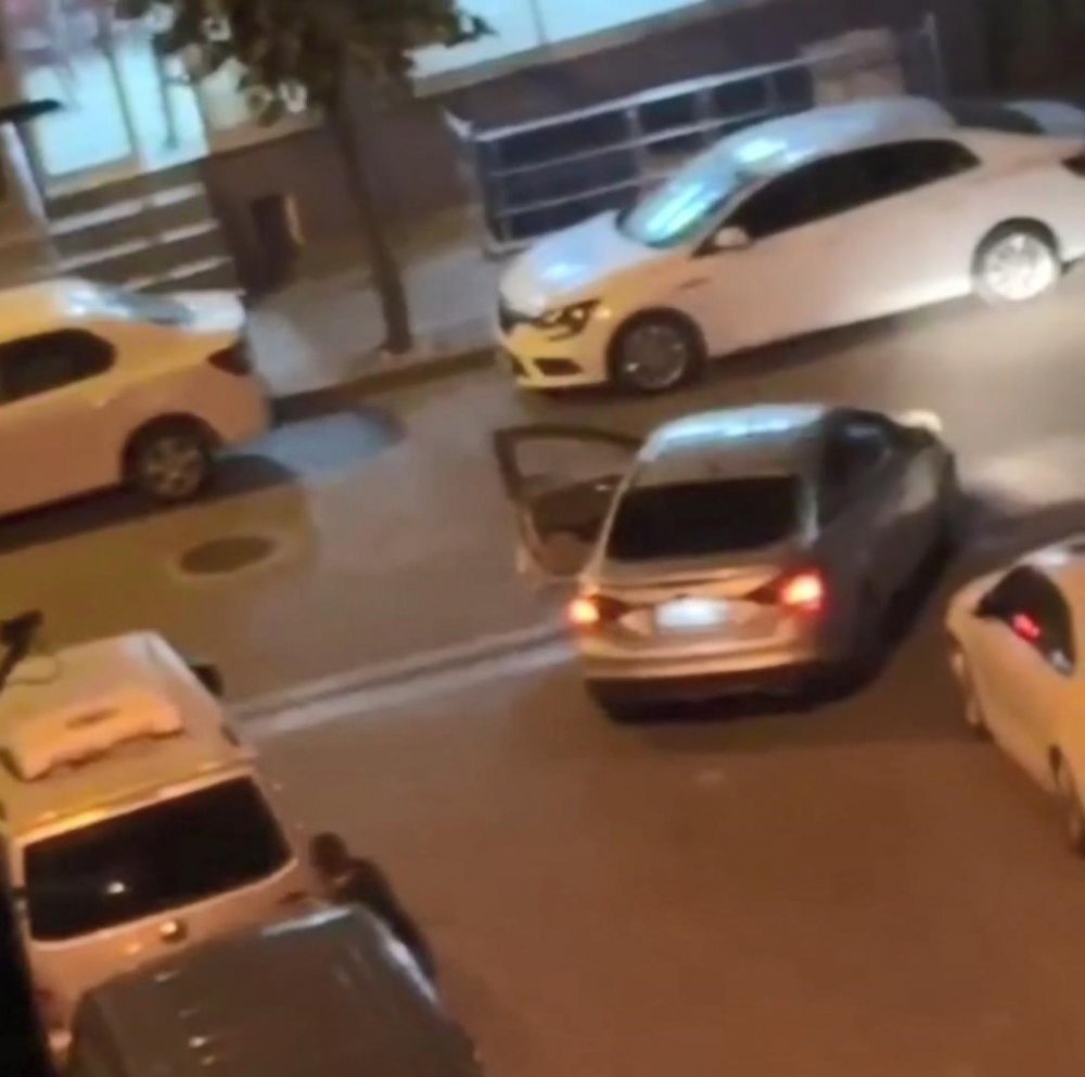 Silahlı kavga kamerada