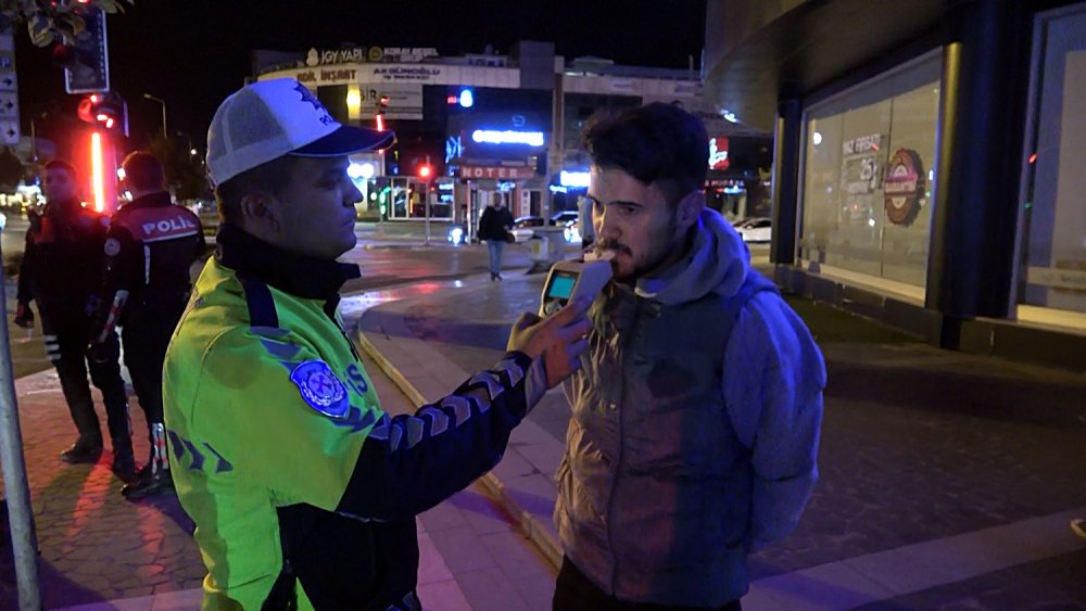 Sabah 'dur' ihtarından kaçtı gün boyu takibin ardından akşam yakalandı
