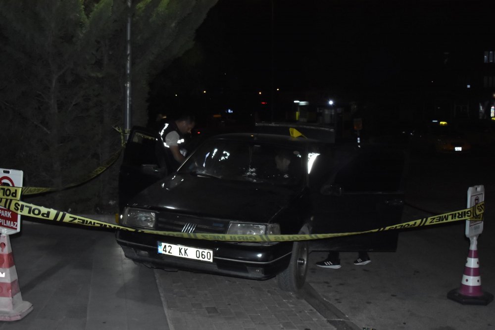 Konya'da saldırıda ağır yaralanan kişi, kendi otomobiliyle hastaneye gitti