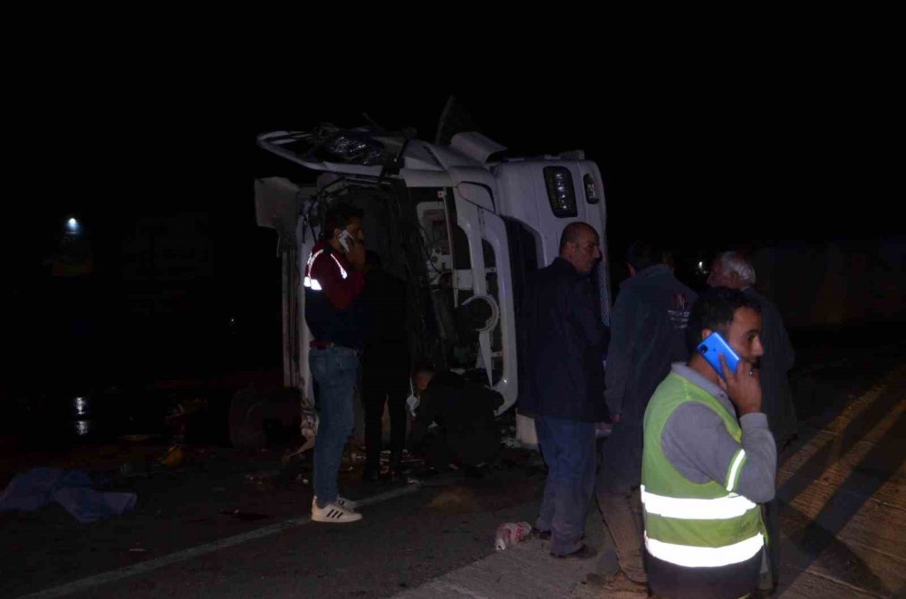 Konya’da trafik kazası! İki tır çarpıştı: 1 ölü, 1 yaralı