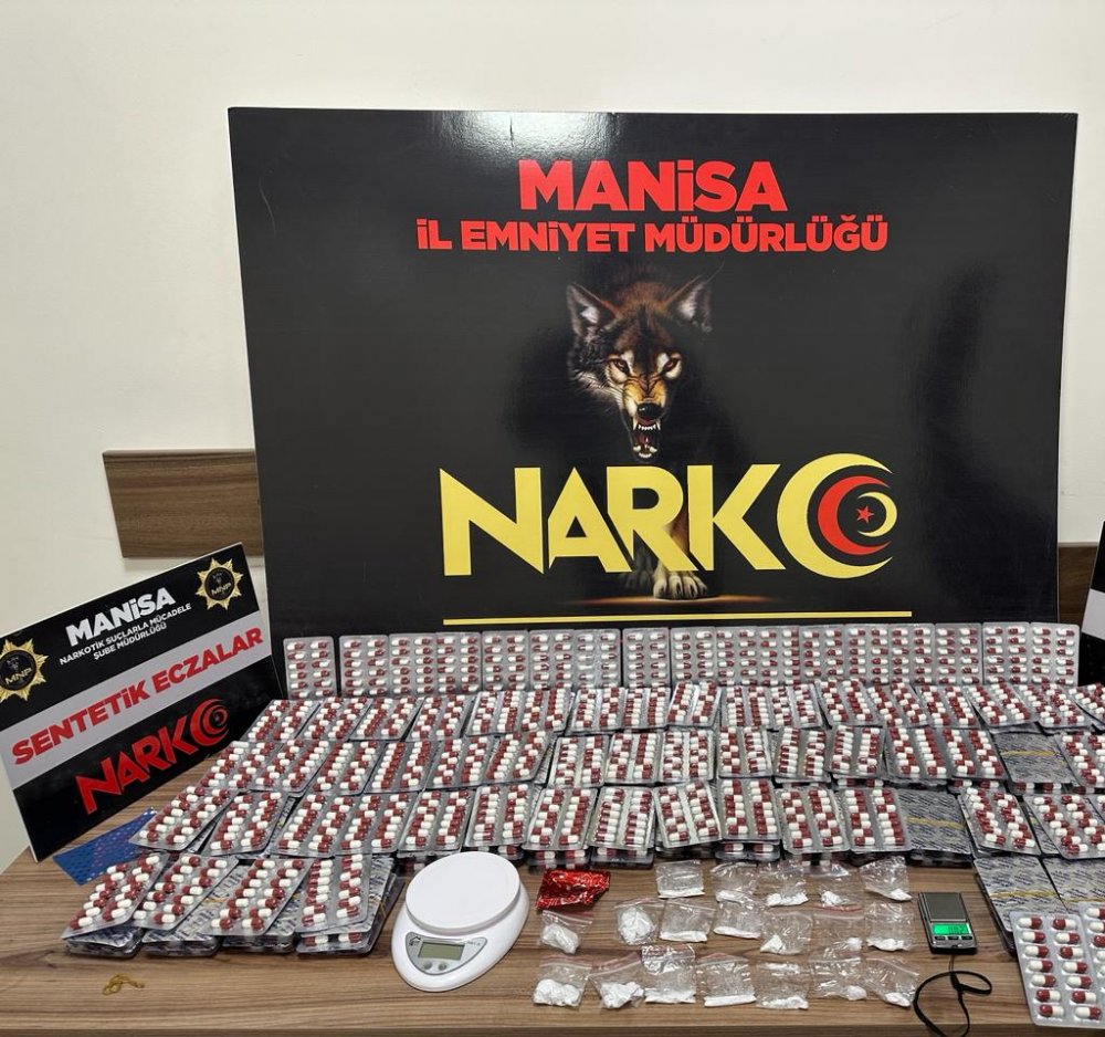 Manisa'da polisten zehir tacirlerine darbe: 26 tutuklama