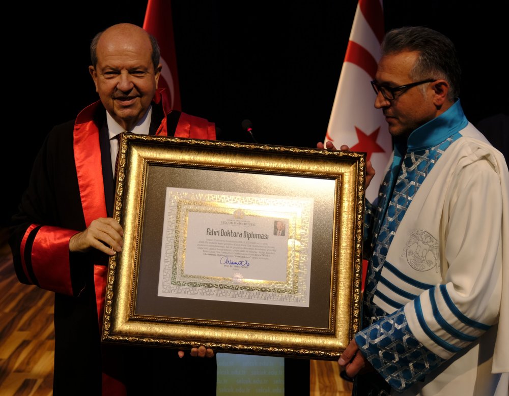 KKTC Cumhurbaşkanı Tatar'dan Konya'dan dünyaya mesaj