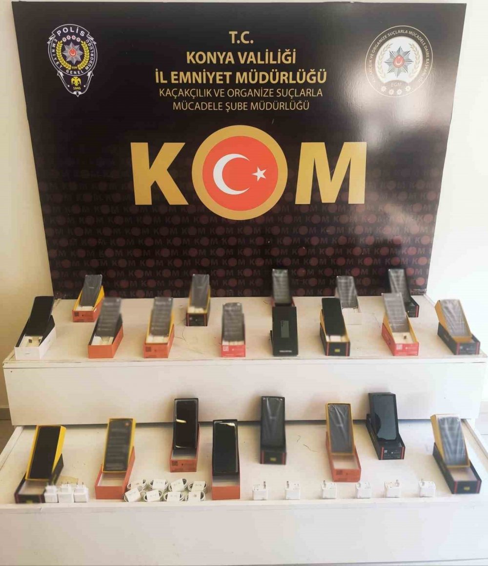Konya polisinden kaçakçılara geçit yok! 3 milyon liralık operasyon