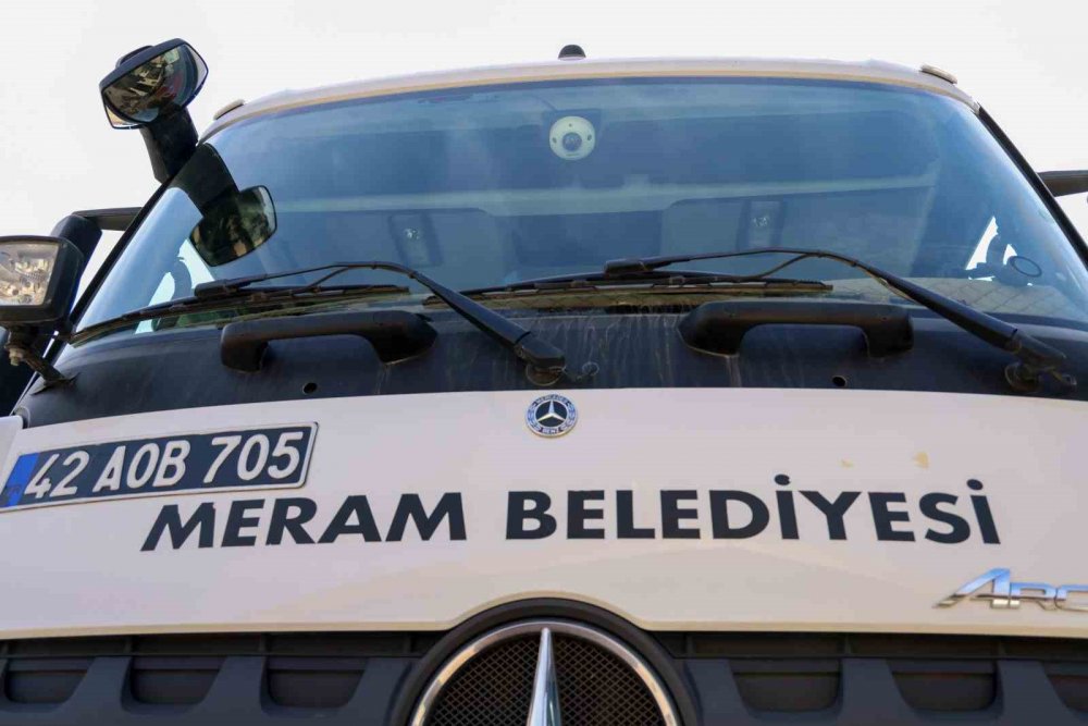 Meram’ın hizmet araçları 7/24 izleniyor!