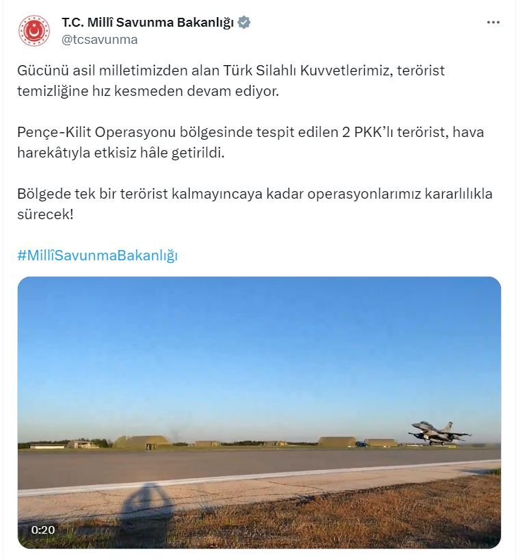 2 terörist etkisiz hale getirildi