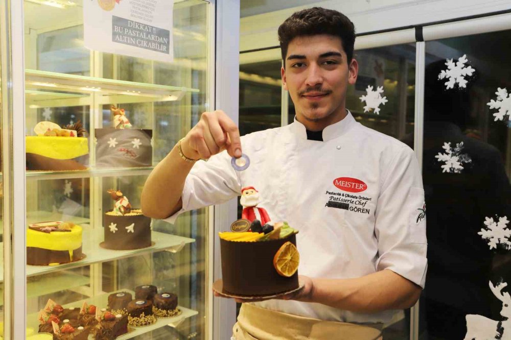 Pastadan çikolata değil, gram altın çıktı!